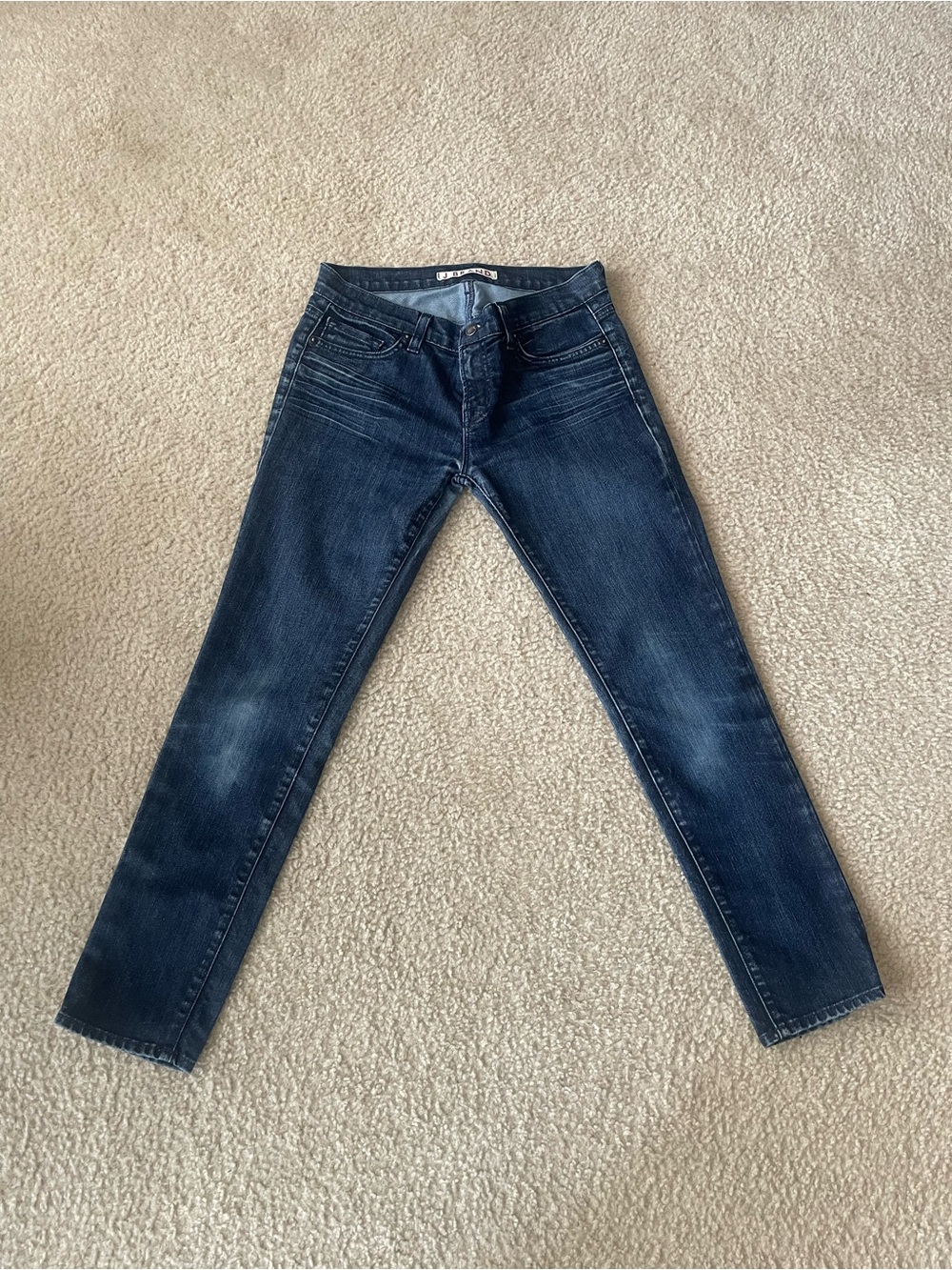 J Brand Blue Ankle Cropped skinny Jeans size 27